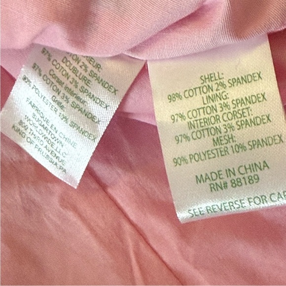 Lilly Pulitzer Stela Strapless Stretch Bow Dress Roxie Pink Worth A Look Size 2 - Picture 10 of 12